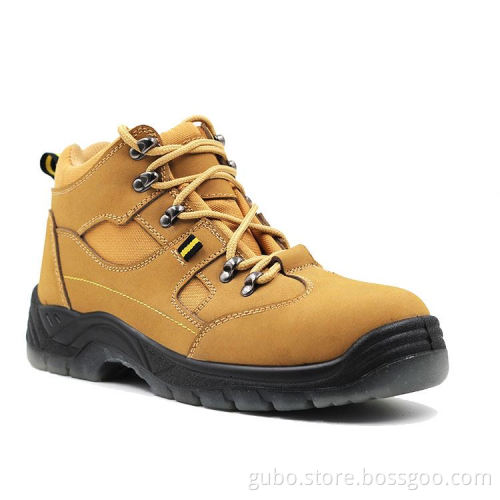 Black Action Leather Unisex Safety Shoes Toe Caps Workman Lightweight Safety Boot